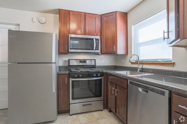 1 BR, 1 BA - Kitchen - HOMESTEAD APARTMENTS