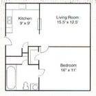 1BR/1BA