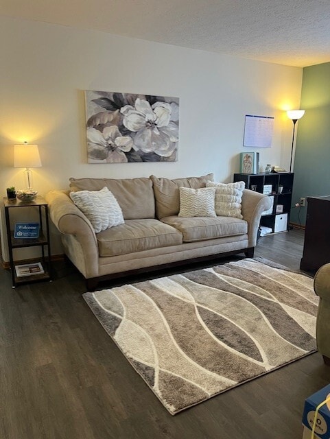 Living Room with Upgrade Flooring