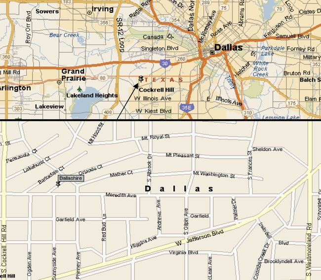 Location Map - THE BALLASHIRE