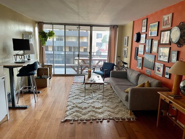 Large Living Room - 1200 Vine St Condo Unit 3D
