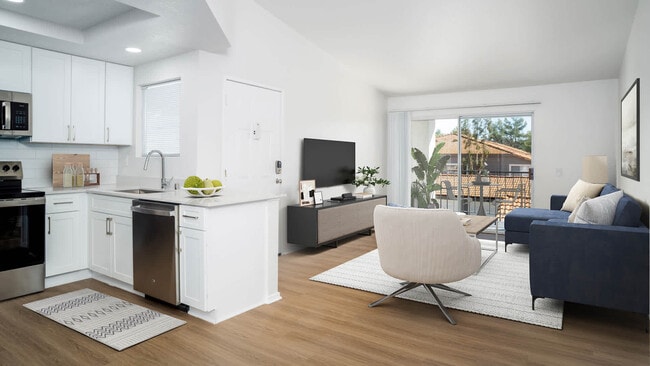 Living Room with Hard Surface Flooring