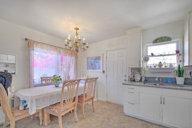 Dining Area in Kitchen (now recessed lighting) - 4626 W 149th St