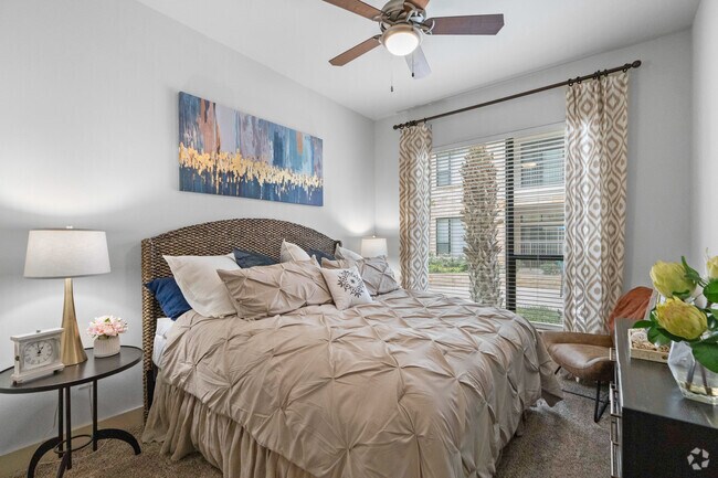 1BR, 1BA - 631SF - Primary Bedroom