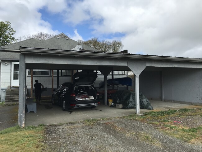 Carport and back door - 615 W Main St Unit 615 w main st house