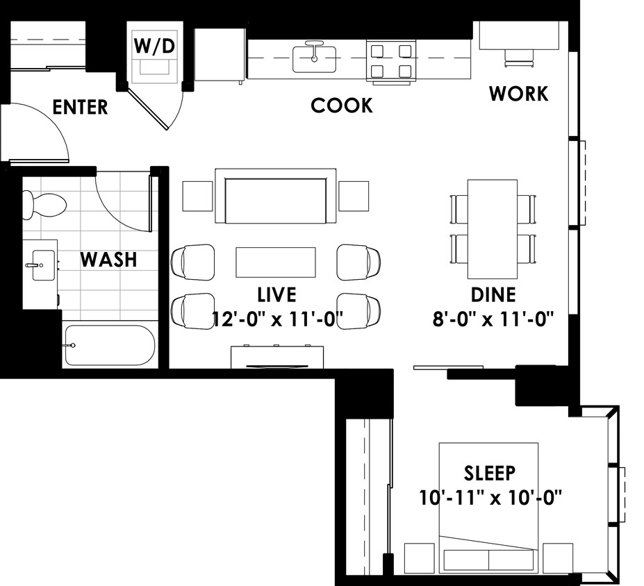 Floor Plan - 1B