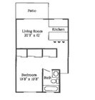 1BR/1BA