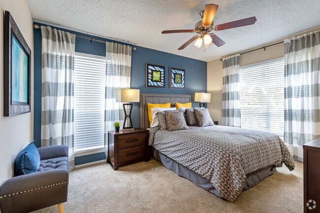 2BR, 2BA - 930SF - 1st Bedroom