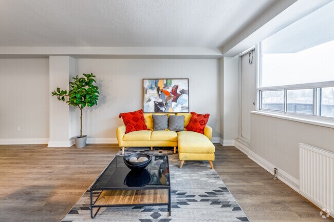 2BR, 1BA - Living Room - 71 Parkwoods Village