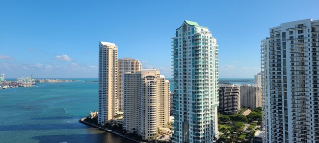 View from unit - 300 S Biscayne Blvd Condo Unit T-2506