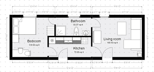 Photo - Spacious 1BR Single Unit Living with Campus Views Unit 4-301