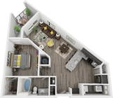 Cue Galatyn Station - A1I Floor Plan