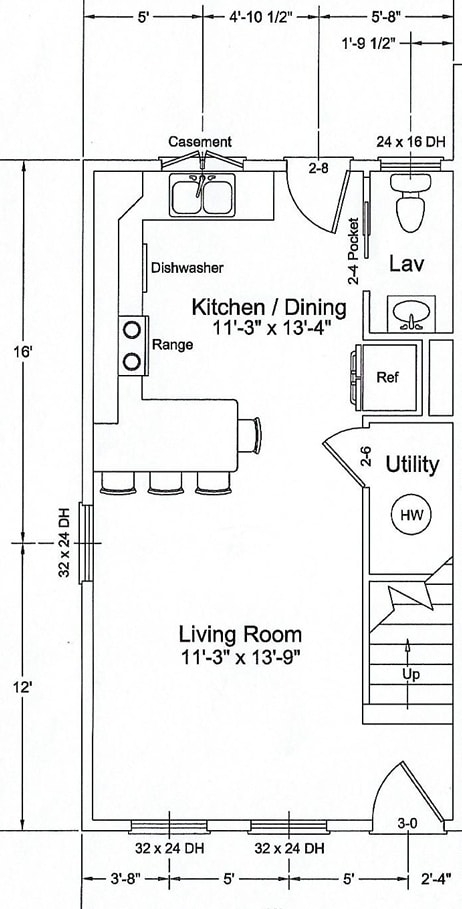 Floorplan - 215 Saco Ave