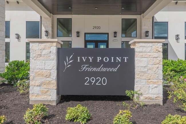 Clubhouse Sign - Ivy Point Friendswood Apartments