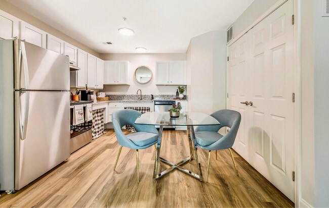 Newly Renovated Kitchen at Oak Pointe Apartments in Burlington, NC