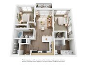 The Encanto | 2 Bed | 2 Bath | 965 Sq. Ft.