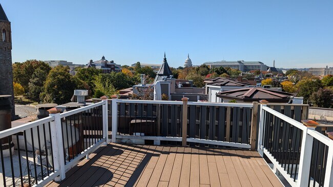 Private Rooftop Deck - 614 Maryland Ave NE Condo Unit 4