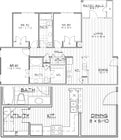 3BR/2BA