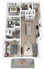 Plan J | 2 camas, 1 baño