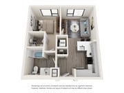 Aries - 1 Bed, 1 Bath, 564 sq. ft.