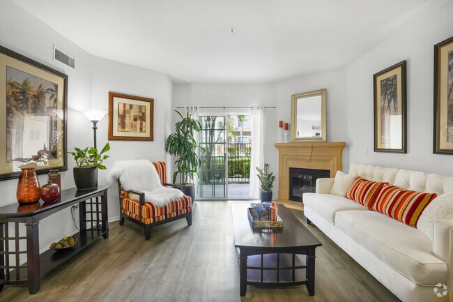 1BR, 1BA - 792SF - Living Room - Hilltop at Winchester Creek