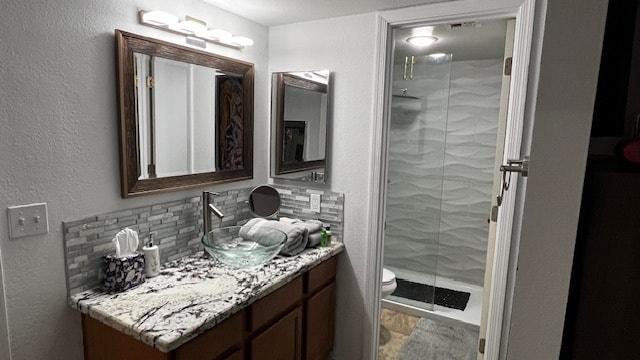 Completely new bathroom with marble and glass fixtures on-suite - 7777 E Main St Unit ScottsdaleSprings