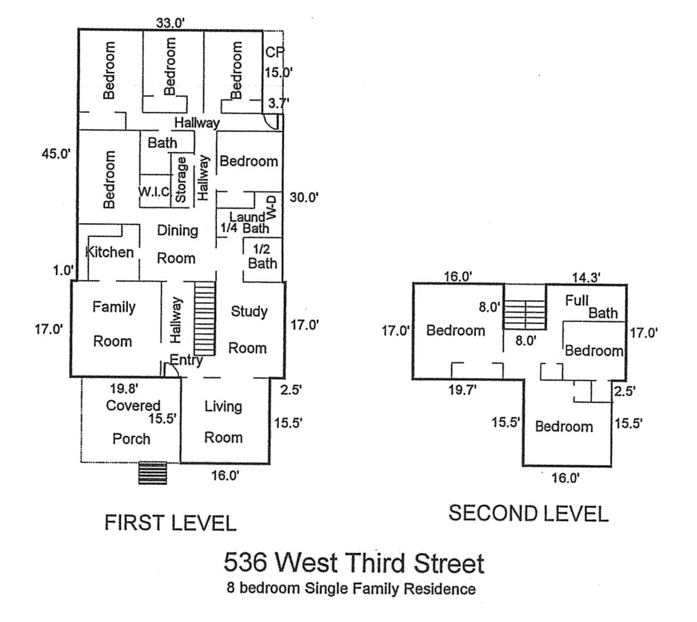 Photo - 8 Bedroom on W 3rd St, Right by Campus!