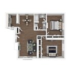 West Wind - The Schooner - 2 Bed, 1 Bath, 950 sq. ft.