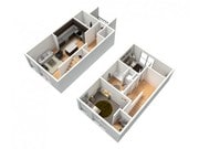 2x2 furnished