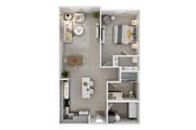 A3_1Bed_1Bath_829 pies cuadrados