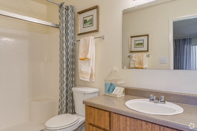 2BR, 2BA - 900SF - Primary Bathroom