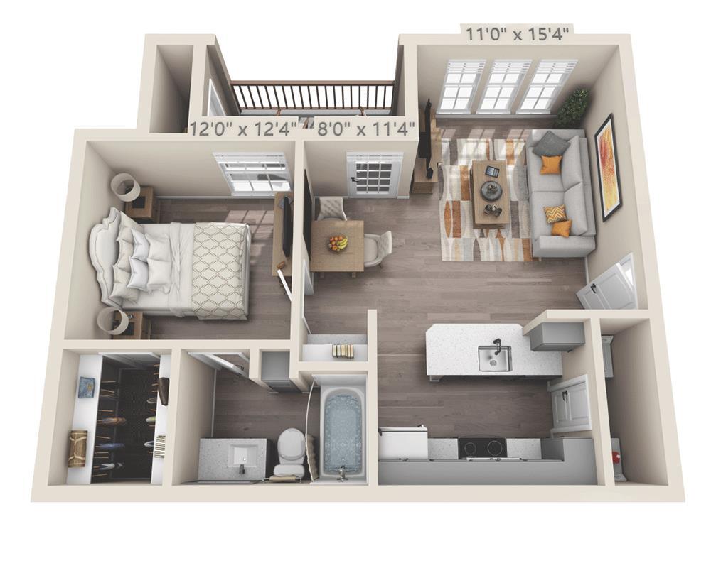 Floor Plan - Plan A1A