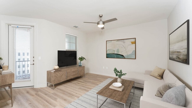 Living Room with Hard Surface Flooring