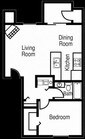 1BR/1BA