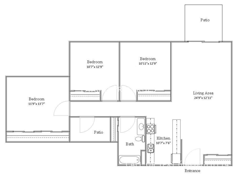 3 bedroom/ 1 bath in Tomah, WI - 3 bedroom/ 1 bath in Tomah, WI Apartamento Unidad 113