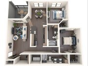 2 Bedroom | 2 Bath | 1195 SF