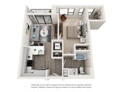 Libra - 1 Bed, 1 Bath, 708 sq. ft.