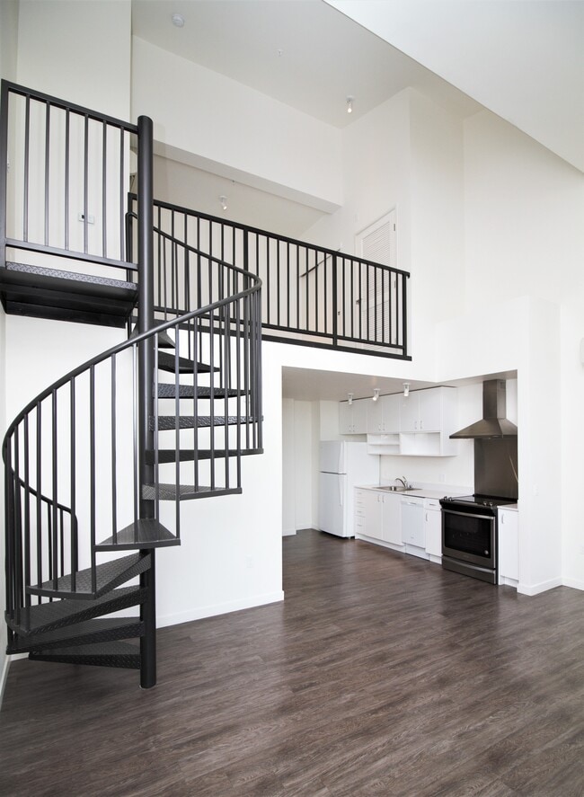 Kitchen/Spiral Staircase
