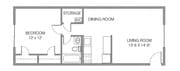 1BR/1BA