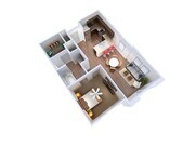 1A floor plan The Met at Fashion Center
