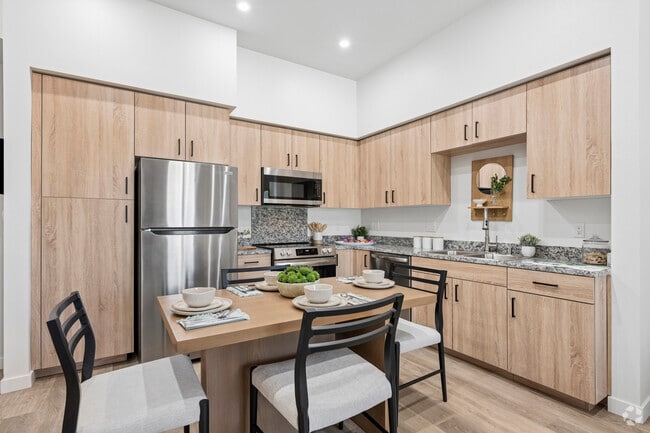 Model D 2BR, 1BA - 860SF - Kitchen