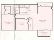 2BR/1BA