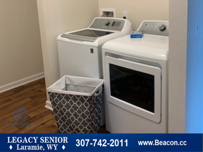 Legacy Laramie Senior in-unit Laundry - Legacy Laramie Senior Residences