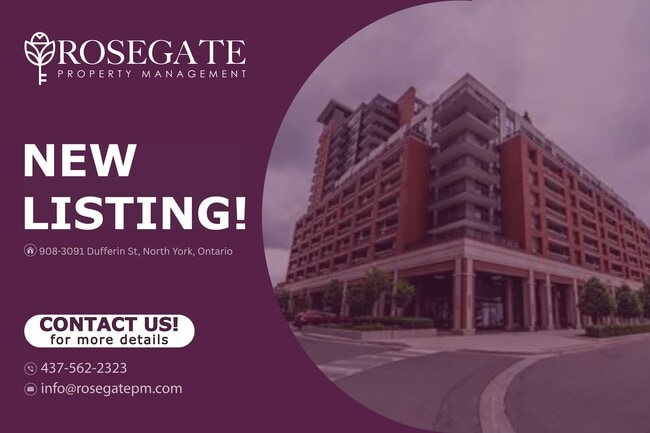 Building Photo - 1-Bedroom Condo with Large Outdoor Space & Parking – Pet Friendly – North York Unit 908