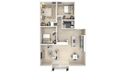 3 Bedroom x 1 Bathroom