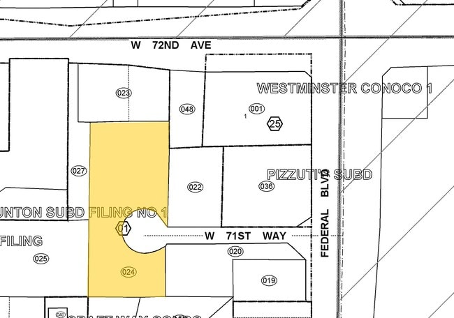 Plat Map - Grove Garden Apartments