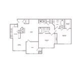 Two Bedroom Two Bath (1260 SF)