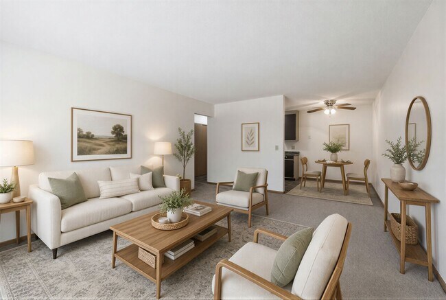One Bedroom - Living Room