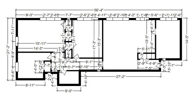 Floor plan - 10412 Montrose Ave Unit Apt 202