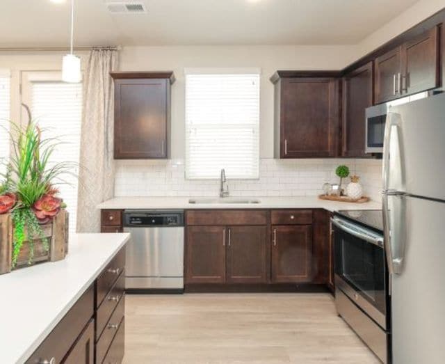 Stainless Steel Refrigerator And Kitchen Appliances